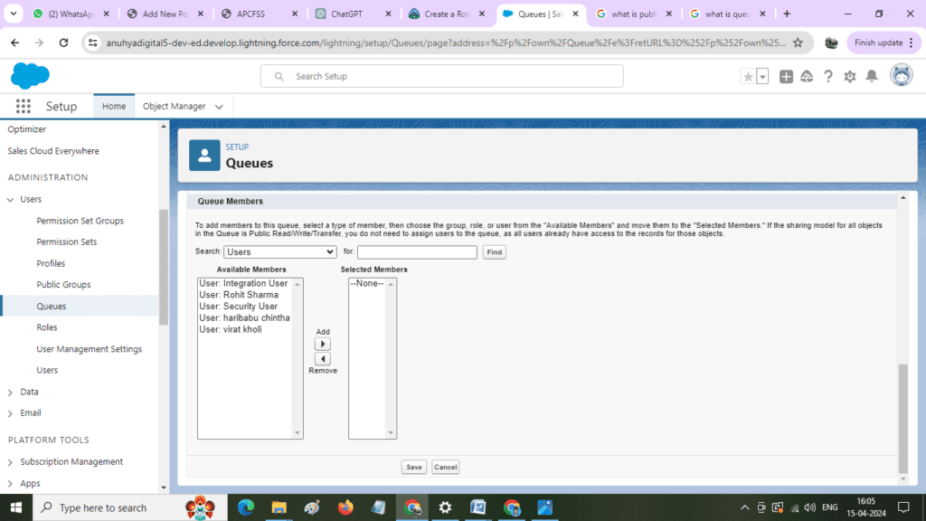 What is Queues in Salesforce