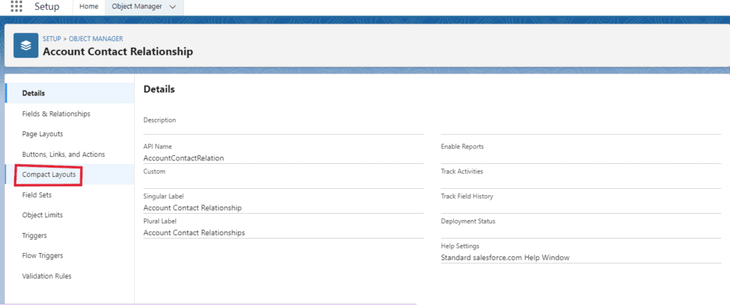 What is Compact Layout in Salesforce