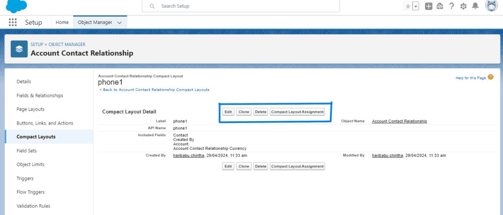 What is Compact Layout in Salesforce