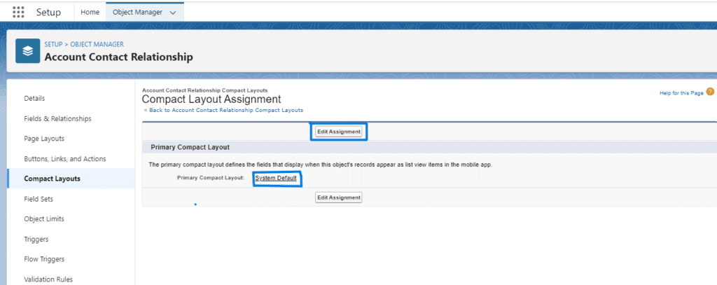 What is Compact Layout in Salesforce