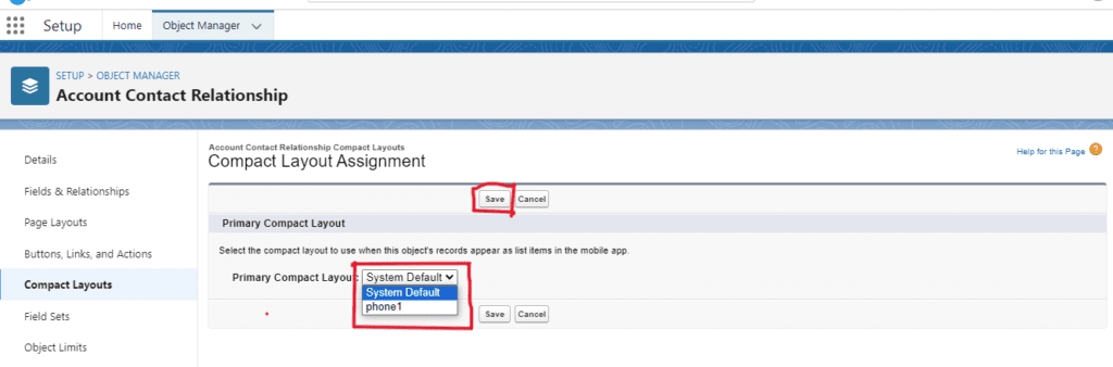 What is Compact Layout in Salesforce