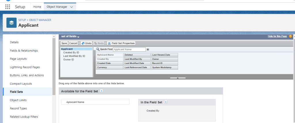 What is Field Sets in Salesforce