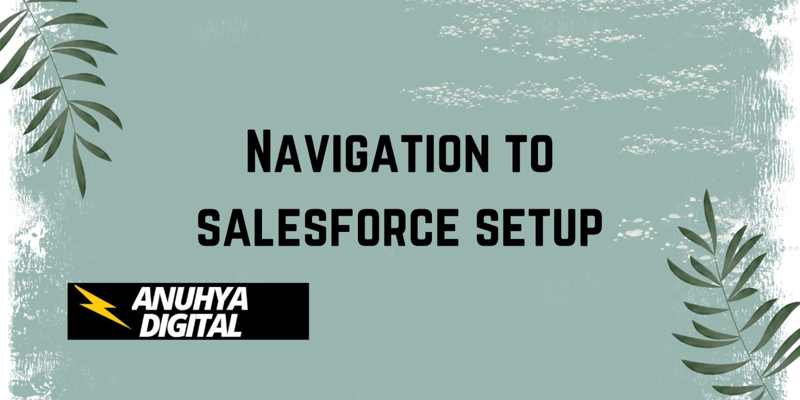 Navigation to Salesforce Setup