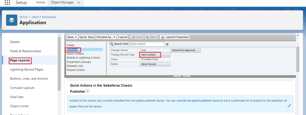 What is Custom Buttons in Salesforce