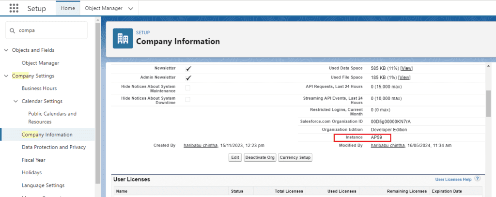 How to Find Instance ID in Salesforce