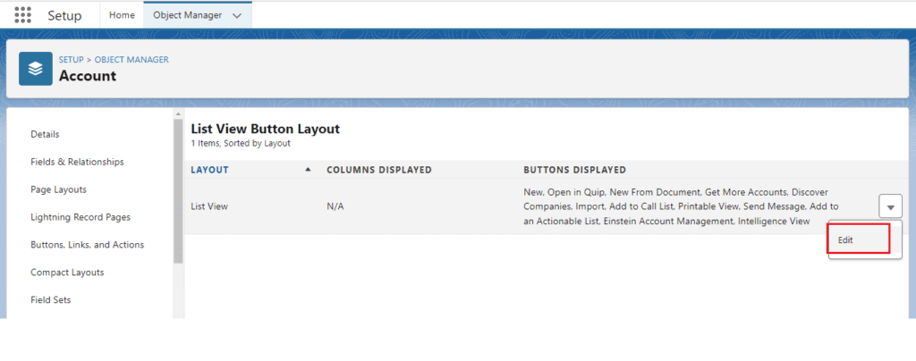 How to Creating List view Buttons in Salesforce