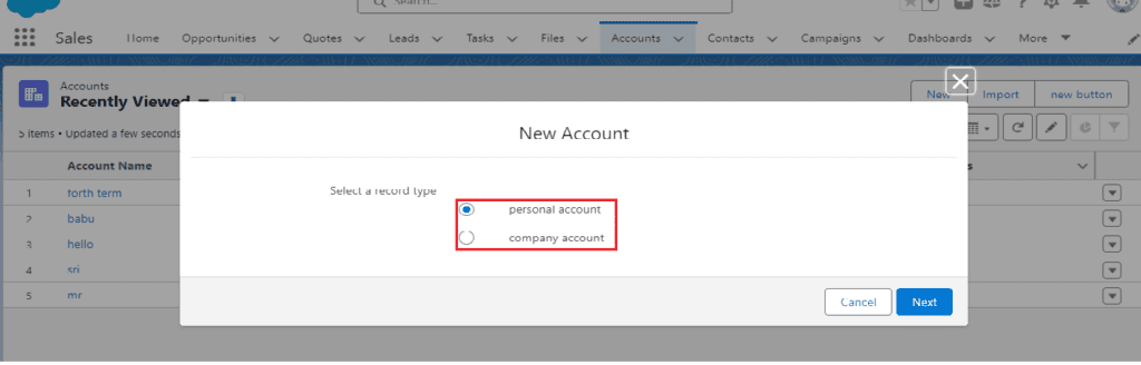 What is Record Types in Salesforce