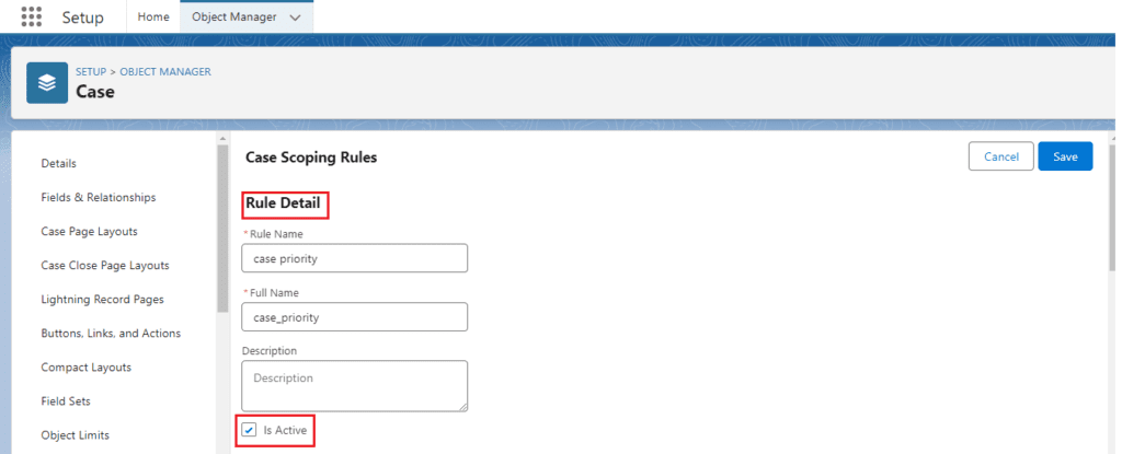 What is Scoping Rules in Salesforce