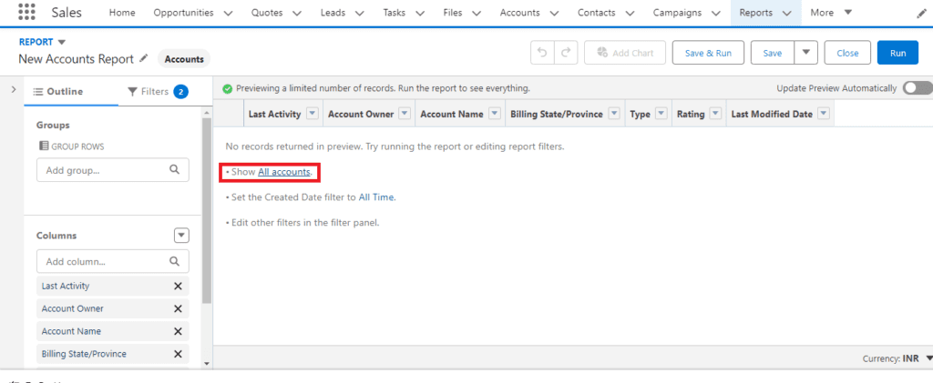 What are Bucketing Reports in Salesforce