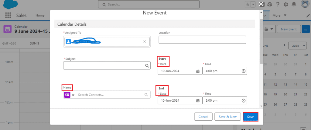 What is Event in Salesforce