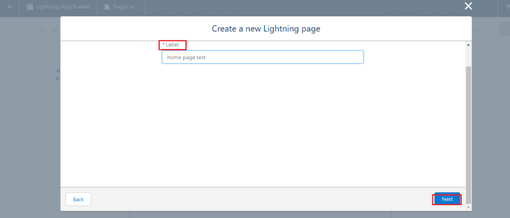 What is Home Page in Lightning App Builder