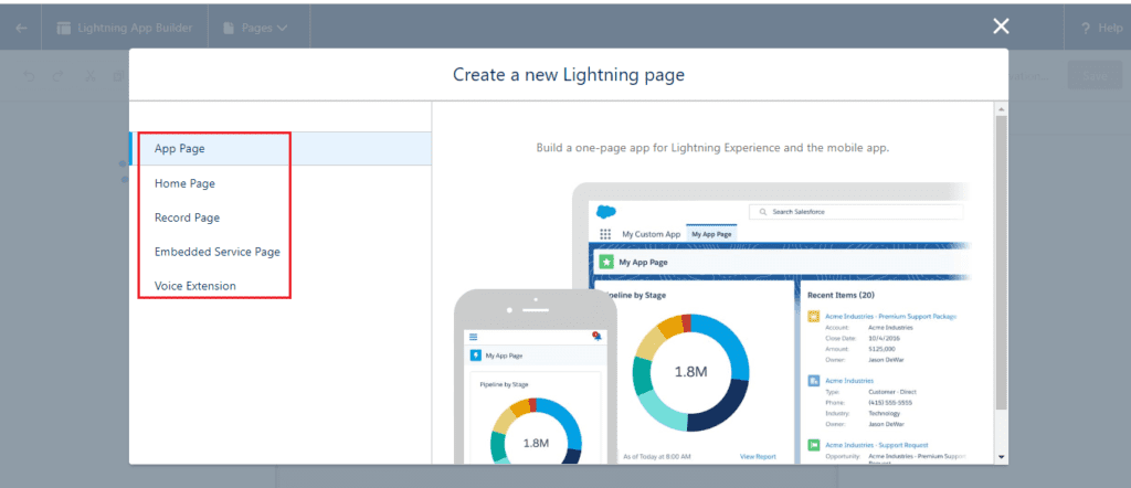 What is Lightning App Builder in Salesforce