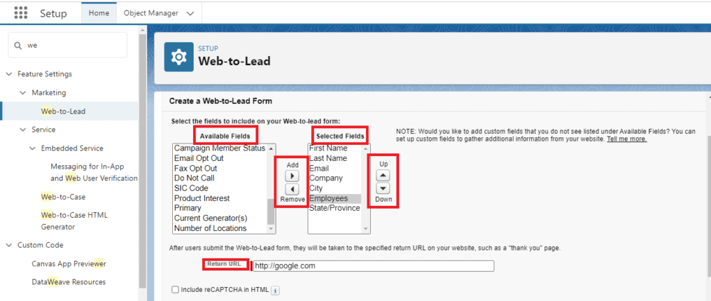 What is Web-to-Lead in Salesforce