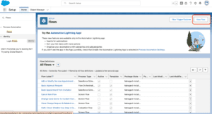 Autolaunched Flow in Salesforce