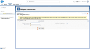 What is Delegated Administrator in Salesforce