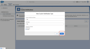 What is Notification Builder in Salesforce