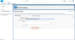 What is Remote Site Setting in Salesforce