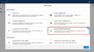 Record-Triggered Orchestration Flow