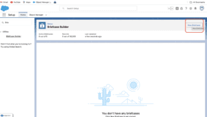 What is Brief Case Builder in Salesforce
