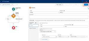 What is Decision Element in Salesforce Flow