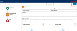 What is Transform Element in Salesforce Flow