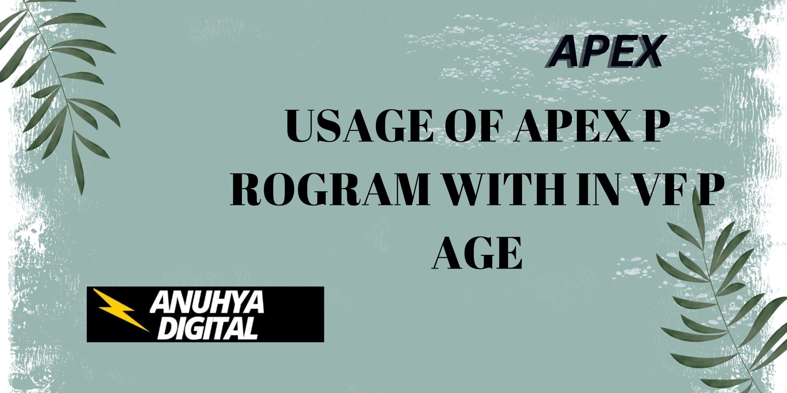 Usage of Apex Program with in VF Page